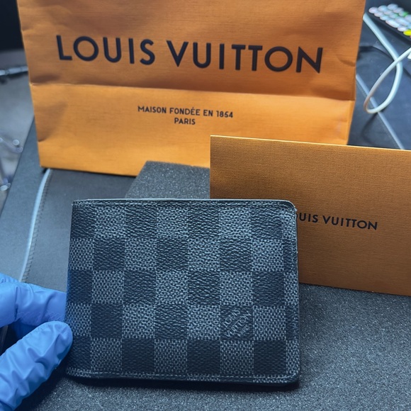 Louis Vuitton Slender Wallet (men’s) Damier Graphite Canvas - Picture 8 of 15
